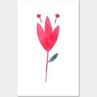 Flower Scandinavian Style Posters and Art